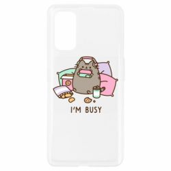Чехол из раздела Кот Pusheen I'm Busy для Realme 7 Pro - FATLINE Чехол из раздела Кот Pusheen I'm Busy для Realme 7 Pro