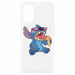 Чохол з розділу Ліло та Стіч Стіч з морозивом для Realme 7 Pro - FATLINE Чохол з розділу Ліло та Стіч Стіч з морозивом для Realme 7 Pro