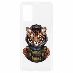 Чехол из раздела Тигр Тигр в военной форме арт для Realme 7 Pro