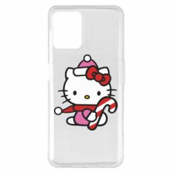 Чехол из раздела НОВЫЙ ГОД 2026 Christmas Kitty with candy для Realme 8i - FATLINE Чехол из раздела НОВЫЙ ГОД 2026 Christmas Kitty with candy для Realme 8i
