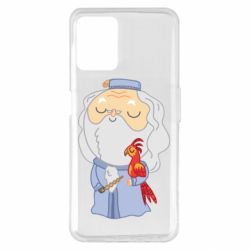 Чехол из раздела Гарри Поттер Дамблдор с фениксом для Realme 8i - FATLINE Чехол из раздела Гарри Поттер Дамблдор с фениксом для Realme 8i