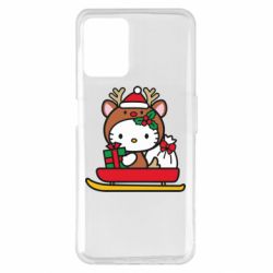 Чохол з розділу НОВИЙ РІК 2026 Кітті на санчатах для Realme 8i - FATLINE Чохол з розділу НОВИЙ РІК 2026 Кітті на санчатах для Realme 8i