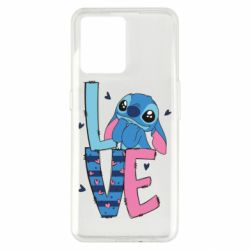 Чехол из раздела Лило и Стич Стич Love для Realme 9/9 Pro Plus - FATLINE Чехол из раздела Лило и Стич Стич Love для Realme 9/9 Pro Plus