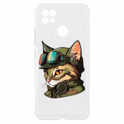 Чехол из раздела Военная разведка Украины Портрет котика военного с очками для Realme C21