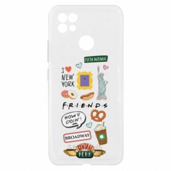 Чехол из раздела Авторские принты Sticker New York для Realme C21 - FATLINE Чехол из раздела Авторские принты Sticker New York для Realme C21