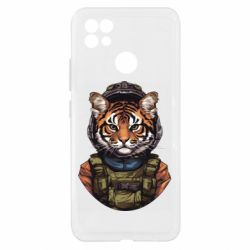 Чехол из раздела Тигр Тигр в военной форме арт для Realme C21