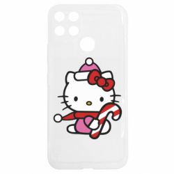 Чехол из раздела НОВЫЙ ГОД 2026 Christmas Kitty with candy для Realme C25Y - FATLINE Чехол из раздела НОВЫЙ ГОД 2026 Christmas Kitty with candy для Realme C25Y