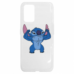 Чехол из раздела Лило и Стич Muscle stich для Realme GT - FATLINE Чехол из раздела Лило и Стич Muscle stich для Realme GT