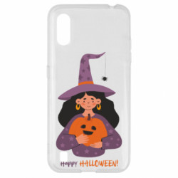 Чехол из раздела Авторские принты Happy Halloween! Девушка Ведьма для Samsung A01/M01 - FATLINE Чехол из раздела Авторские принты Happy Halloween! Девушка Ведьма для Samsung A01/M01