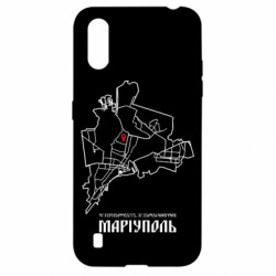 Чехол из раздела Наша Донеччина Карта Мариуполь для Samsung A01/M01 - FATLINE Чехол из раздела Наша Донеччина Карта Мариуполь для Samsung A01/M01