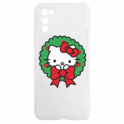 Чехол из раздела Hello Kitty Hello Kitty Merry Christmas для Samsung A03s - FATLINE Чехол из раздела Hello Kitty Hello Kitty Merry Christmas для Samsung A03s