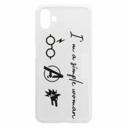 Чохол з розділу Гра престолів I'm a simple woman для Samsung A04 - FATLINE Чохол з розділу Гра престолів I'm a simple woman для Samsung A04