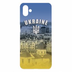Чехол из раздела Міста України Ukraine and the coat of arms для Samsung A04 - FATLINE Чехол из раздела Міста України Ukraine and the coat of arms для Samsung A04