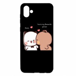 Чехол из раздела Любовь Мишки любовь для Samsung A04 - FATLINE Чехол из раздела Любовь Мишки любовь для Samsung A04