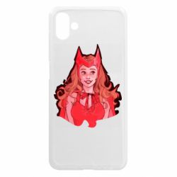 Чехол из раздела ВандаВижен Веселая Ванда для Samsung A04 - FATLINE Чехол из раздела ВандаВижен Веселая Ванда для Samsung A04