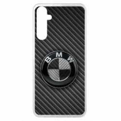 Чехол из раздела BMW BMW Carbon для Samsung A05s - FATLINE Чехол из раздела BMW BMW Carbon для Samsung A05s
