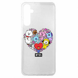 Чехол из раздела BTS BT21 Heart для Samsung A05s - FATLINE Чехол из раздела BTS BT21 Heart для Samsung A05s
