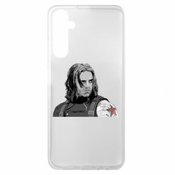 Чехол из раздела Сокол и Зимний солдат Bucky Art для Samsung A05s - FATLINE Чехол из раздела Сокол и Зимний солдат Bucky Art для Samsung A05s