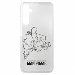 Чохол з розділу Наша Донеччина Карта Маріуполь для Samsung A05s - FATLINE Чохол з розділу Наша Донеччина Карта Маріуполь для Samsung A05s