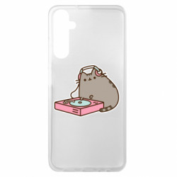 Чехол из раздела Pusheen Pusheen and Music для Samsung A05s - FATLINE Чехол из раздела Pusheen Pusheen and Music для Samsung A05s