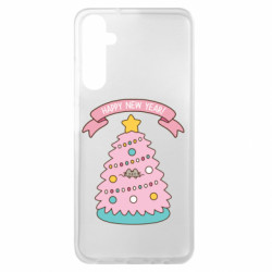 Чехол из раздела Pusheen Пушин На Елке для Samsung A05s - FATLINE Чехол из раздела Pusheen Пушин На Елке для Samsung A05s