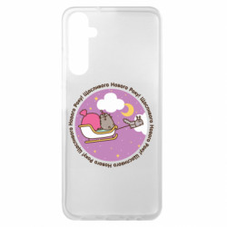 Чехол из раздела Pusheen Пушин "Счасливого Нового Года!" для Samsung A05s - FATLINE Чехол из раздела Pusheen Пушин "Счасливого Нового Года!" для Samsung A05s