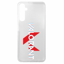 Чехол из раздела Valorant Valorant glitsh logo для Samsung A05s