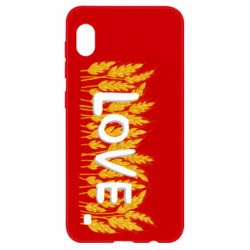 Чехол из раздела Любовь Любовь и колосья для Samsung A10 - FATLINE Чехол из раздела Любовь Любовь и колосья для Samsung A10