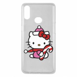 Чехол из раздела НОВЫЙ ГОД 2026 Christmas Kitty with candy для Samsung A10s - FATLINE Чехол из раздела НОВЫЙ ГОД 2026 Christmas Kitty with candy для Samsung A10s