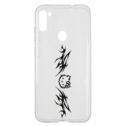 Чехол из раздела Hello Kitty Hello Kitty tatto для Samsung A11/M11 - FATLINE Чехол из раздела Hello Kitty Hello Kitty tatto для Samsung A11/M11