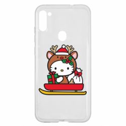 Чехол из раздела Hello Kitty Китти на санках для Samsung A11/M11 - FATLINE Чехол из раздела Hello Kitty Китти на санках для Samsung A11/M11