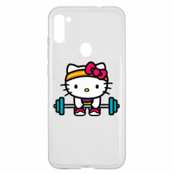 Чехол из раздела Hello Kitty Kitty`s GYM для Samsung A11/M11 - FATLINE Чехол из раздела Hello Kitty Kitty`s GYM для Samsung A11/M11