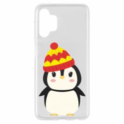 Чехол из раздела Зима Cute penguin in a hat для Samsung A13 4G - FATLINE Чехол из раздела Зима Cute penguin in a hat для Samsung A13 4G