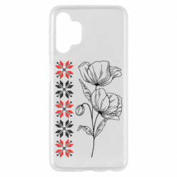 Чехол из раздела Авторские принты Маки. Вишивка. Украина для Samsung A13 4G - FATLINE Чехол из раздела Авторские принты Маки. Вишивка. Украина для Samsung A13 4G