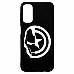 Чохол з розділу Залізна людина Iron Man and Captain America для Samsung A14 4G/5G - FATLINE Чохол з розділу Залізна людина Iron Man and Captain America для Samsung A14 4G/5G