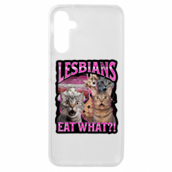 Чехол из раздела Мемы Lesbians eat what?! для Samsung A14 4G/5G - FATLINE Чехол из раздела Мемы Lesbians eat what?! для Samsung A14 4G/5G
