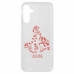 Чехол из раздела Авторские принты Українські орнаменті квіти для Samsung A14 4G/5G - FATLINE Чехол из раздела Авторские принты Українські орнаменті квіти для Samsung A14 4G/5G