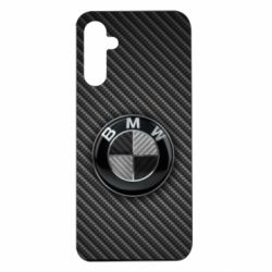 Чехол из раздела BMW BMW Carbon для Samsung A14 5G - FATLINE Чехол из раздела BMW BMW Carbon для Samsung A14 5G