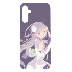 Чохол з розділу Re:Zero. Життя з нуля в альтернативному світі Эмилия для Samsung A14 5G - FATLINE Чохол з розділу Re:Zero. Життя з нуля в альтернативному світі Эмилия для Samsung A14 5G