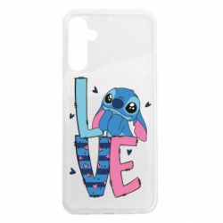 Чохол з розділу Ліло та Стіч Стіч Love для Samsung A14 5G - FATLINE Чохол з розділу Ліло та Стіч Стіч Love для Samsung A14 5G