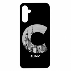 Чехол из раздела Города Украины: Монохром Sumy Black & White для Samsung A14 5G - FATLINE Чехол из раздела Города Украины: Монохром Sumy Black & White для Samsung A14 5G