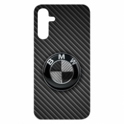 Чехол из раздела Автомобилистам BMW Carbon для Samsung A15 4G/5G - FATLINE Чехол из раздела Автомобилистам BMW Carbon для Samsung A15 4G/5G