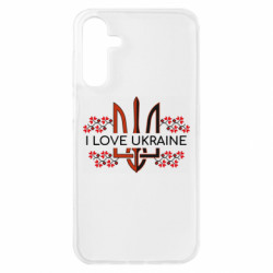 Чехол из раздела MidgArtDesign Я люблю Украину герб I love Ukraine для Samsung A15 4G/5G - FATLINE Чехол из раздела MidgArtDesign Я люблю Украину герб I love Ukraine для Samsung A15 4G/5G