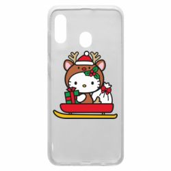 Чехол из раздела Hello Kitty Китти на санках для Samsung A20 - FATLINE Чехол из раздела Hello Kitty Китти на санках для Samsung A20