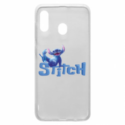 Чехол из раздела Лило и Стич Стич с туфелькой для Samsung A20 - FATLINE Чехол из раздела Лило и Стич Стич с туфелькой для Samsung A20