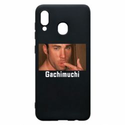 Чехол из раздела Гачимучи Билли с пальце во рту для Samsung A20 - FATLINE Чехол из раздела Гачимучи Билли с пальце во рту для Samsung A20