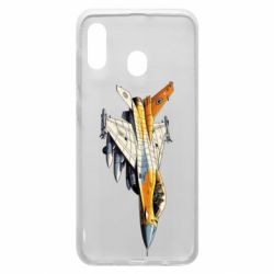 Чехол из раздела ShelganenOK Истребитель ф-16 для Samsung A20 - FATLINE Чехол из раздела ShelganenOK Истребитель ф-16 для Samsung A20
