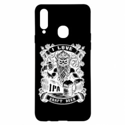 Чехол из раздела Авторские принты I love craft beer для Samsung A20s - FATLINE Чехол из раздела Авторские принты I love craft beer для Samsung A20s