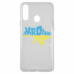 Чехол из раздела Вишиванки Карта Украины Вышиванка для Samsung A20s - FATLINE Чехол из раздела Вишиванки Карта Украины Вышиванка для Samsung A20s