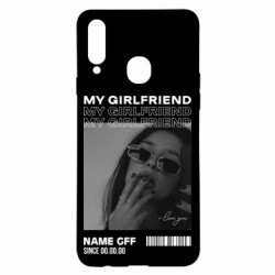 Чехол из раздела Девушке "MY GIRLFRIEND" your photo and text для Samsung A20s - FATLINE Чехол из раздела Девушке "MY GIRLFRIEND" your photo and text для Samsung A20s